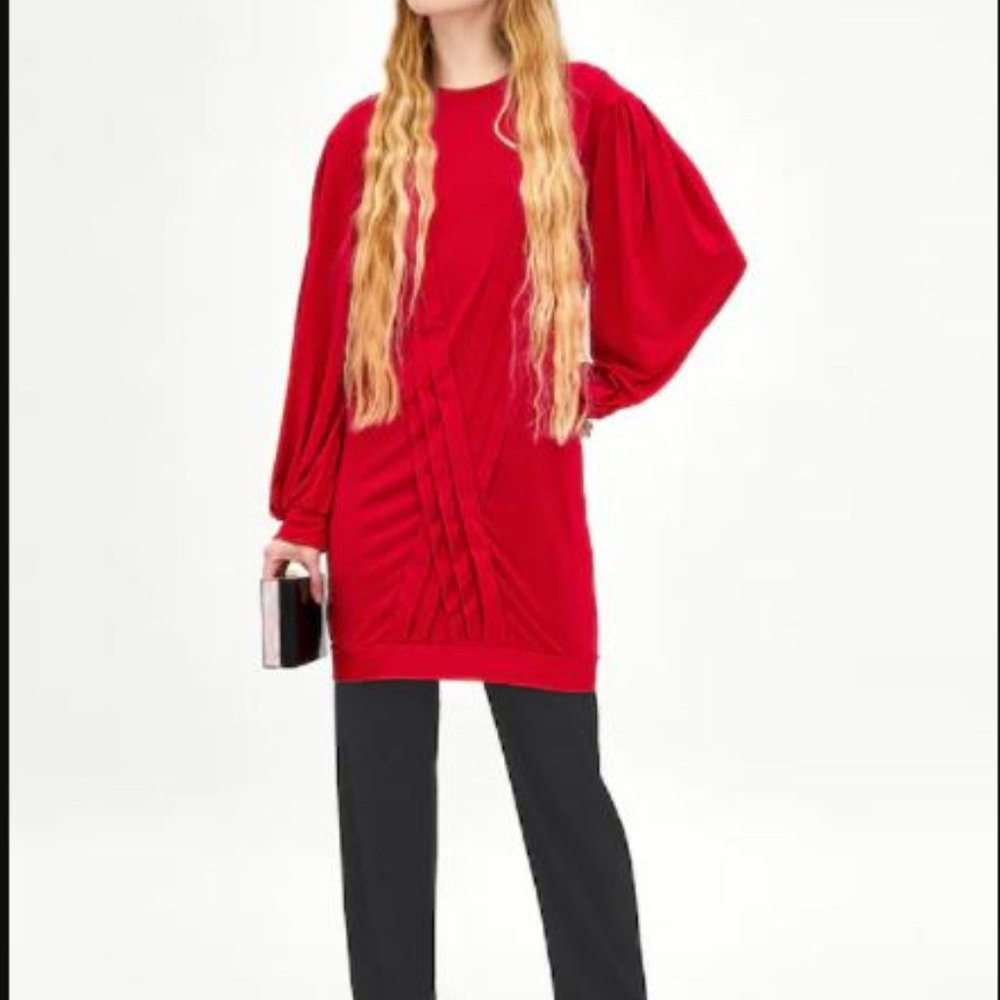 Zara Trafaluc Pleated Tunic Dress - Small - Picture 1 of 6
